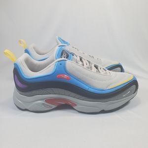 Reebok Daytona DMX White Blue Grey Retro Runner Sneakers Men's Size 11.5 BNIB